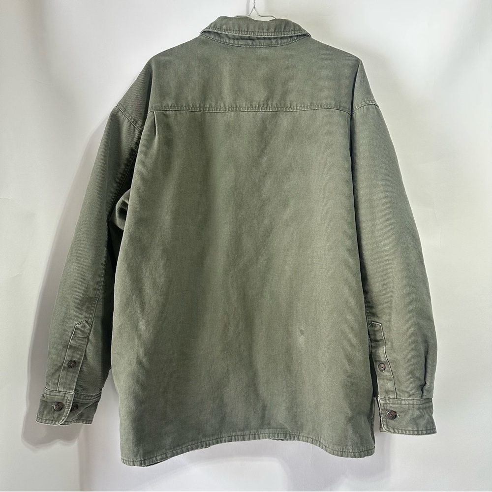 Susquehannah Trail Olive Barn Field Ranch Coat Jacket Shacket Fleece Men’s L View 2